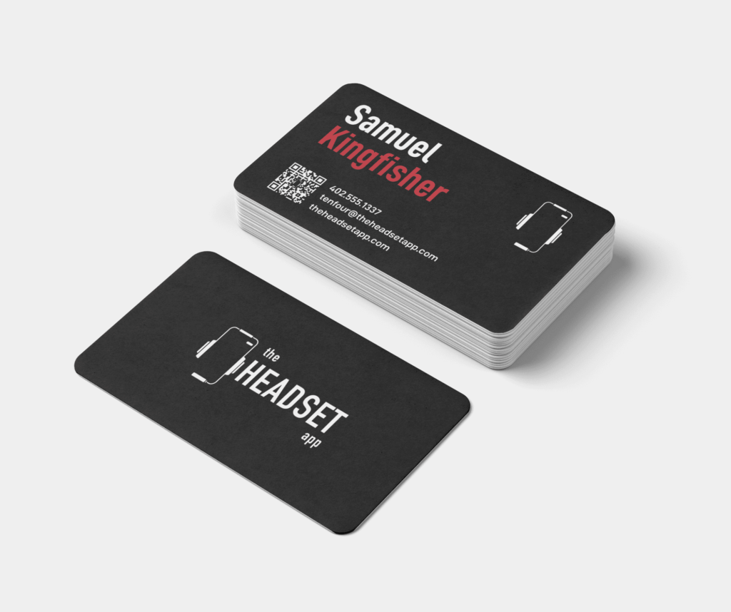 The Headset App business cards